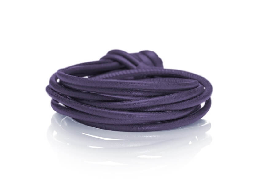 Armband Leder lila