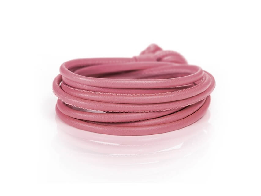 Armband Leder nude