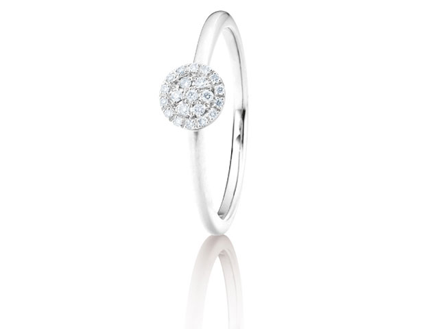 Dolcini Ring Weißgold Brillanten