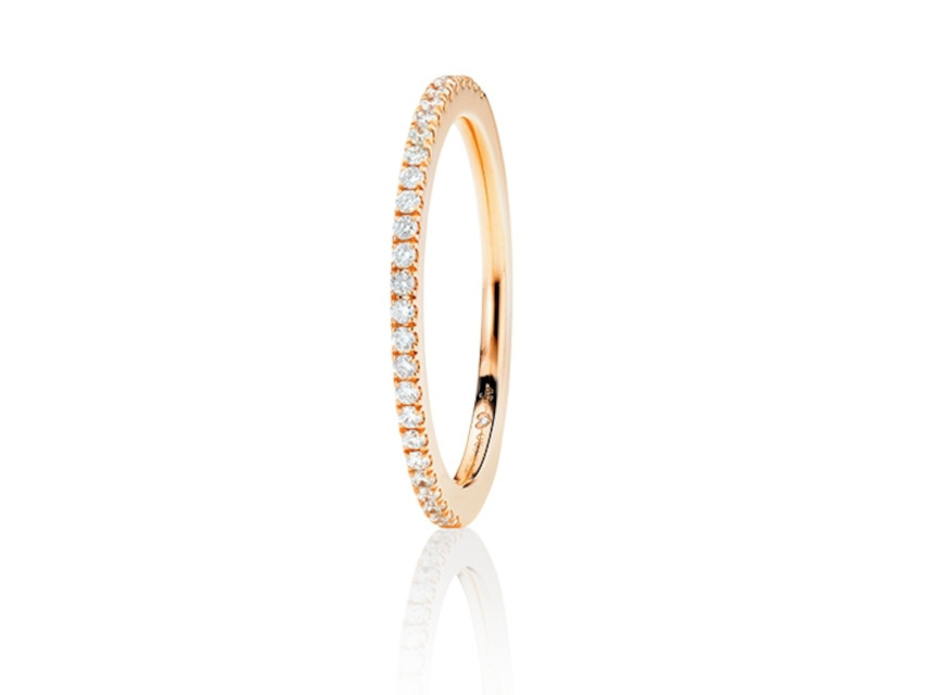 The Romance Collection Diamante in Amore Ring Piccolo Roségold 27 Diamanten