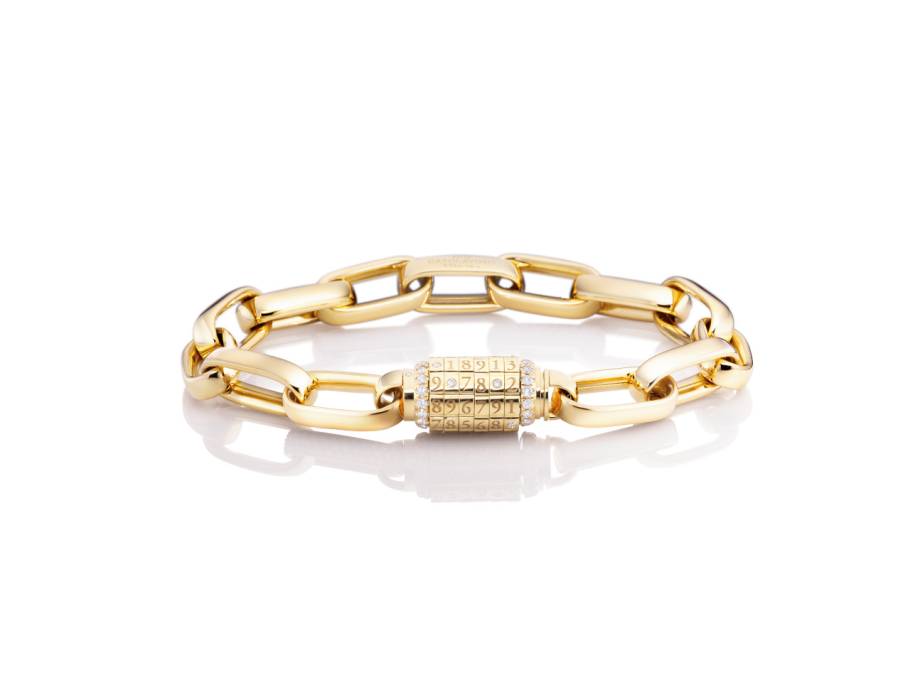 Love Lock 01 Armband Gelbgold 17cm mit Brillanten 0,323ct