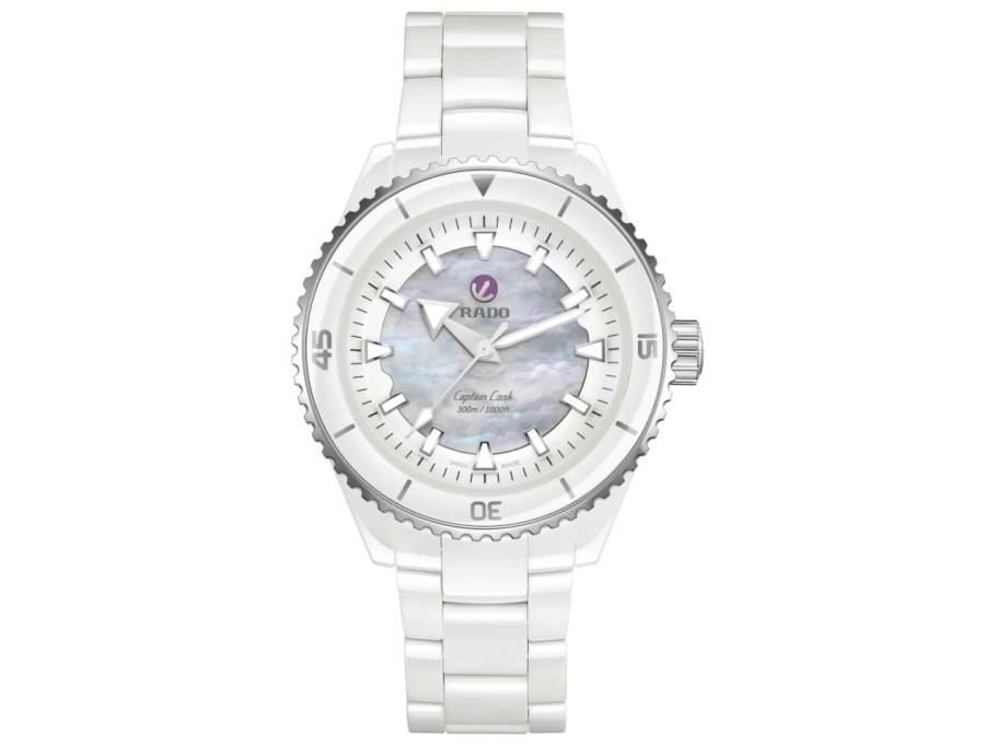 Captain Cook  Diver Keramik weiß Keramikband Bai Yu Limited Edition