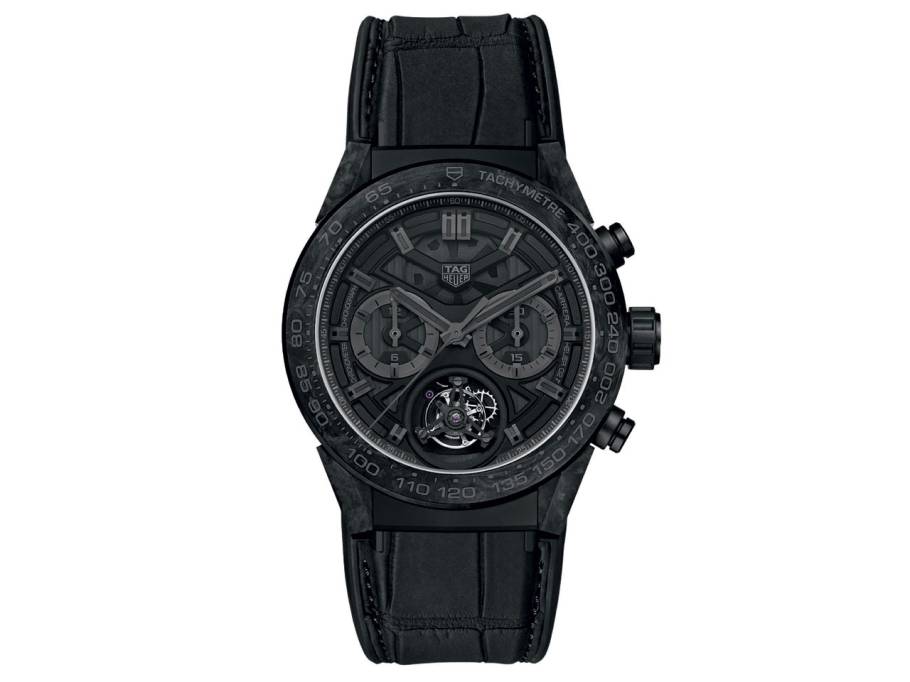  Carrera Chronograph Calibre Heuer 02 T COSC Tourbillon Black Carbon Limited Edition