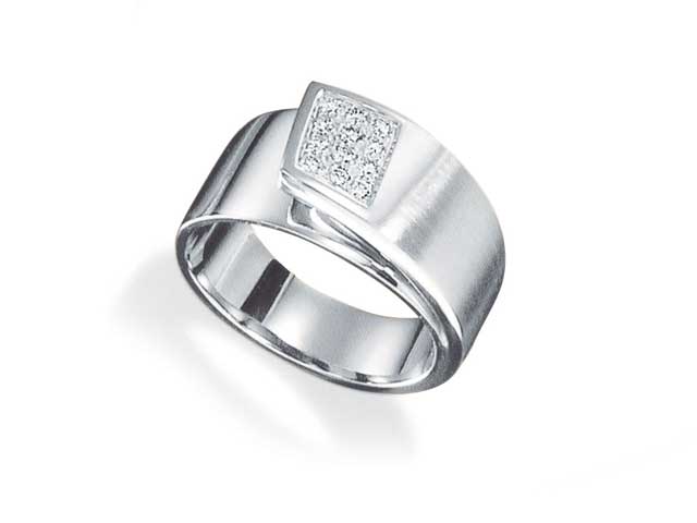 Art of Jewellery Ring Weißgold mit Brillanten 0,150ct