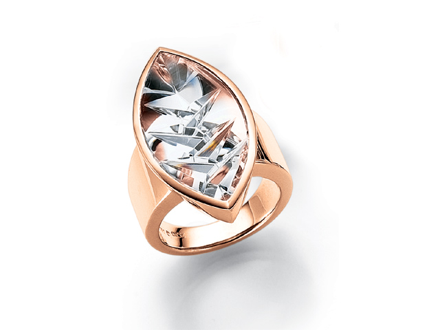 Design Edition 11 Damenring mit Bergkristall