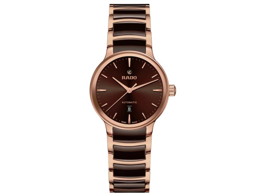  Centrix Automatik Keramik braun Edelstahl roségold PVD 31mm braun Keramik- & Edelstahlband roségold PVD