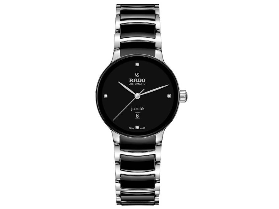 Centrix Automatik Diamonds Keramik schwarz Edelstahl 31mm schwarz Keramik- & Edelstahlband