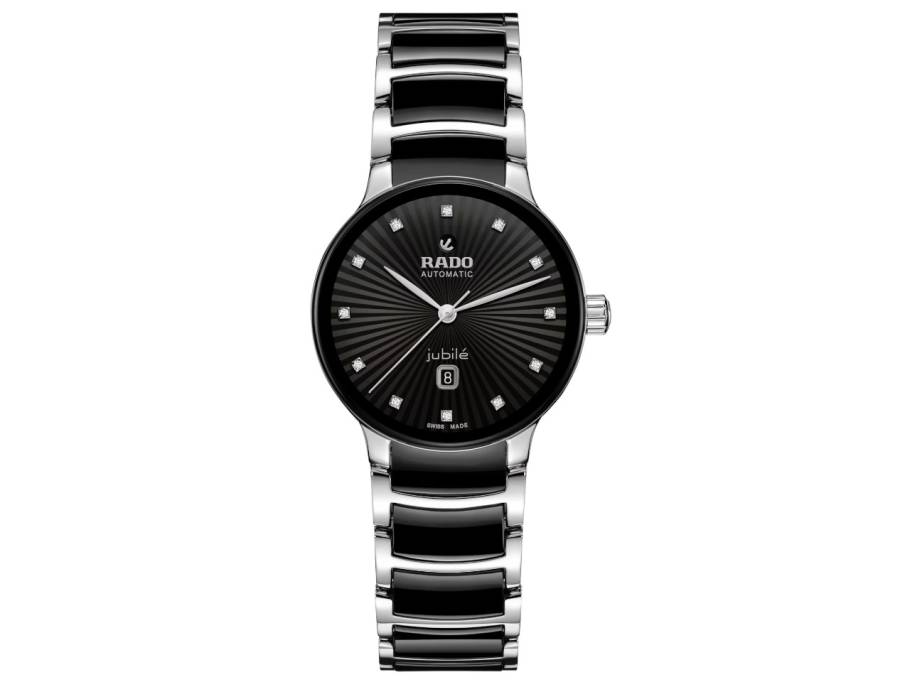  Centrix Automatik Diamonds Keramik schwarz Edelstahl 31mm schwarz Keramik- & Edelstahlband