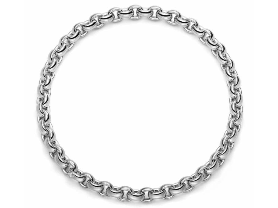 ChaCha Collier Weißgold 11mm