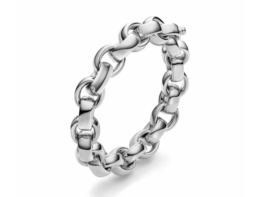 ChaCha Armband Weißgold 14mm