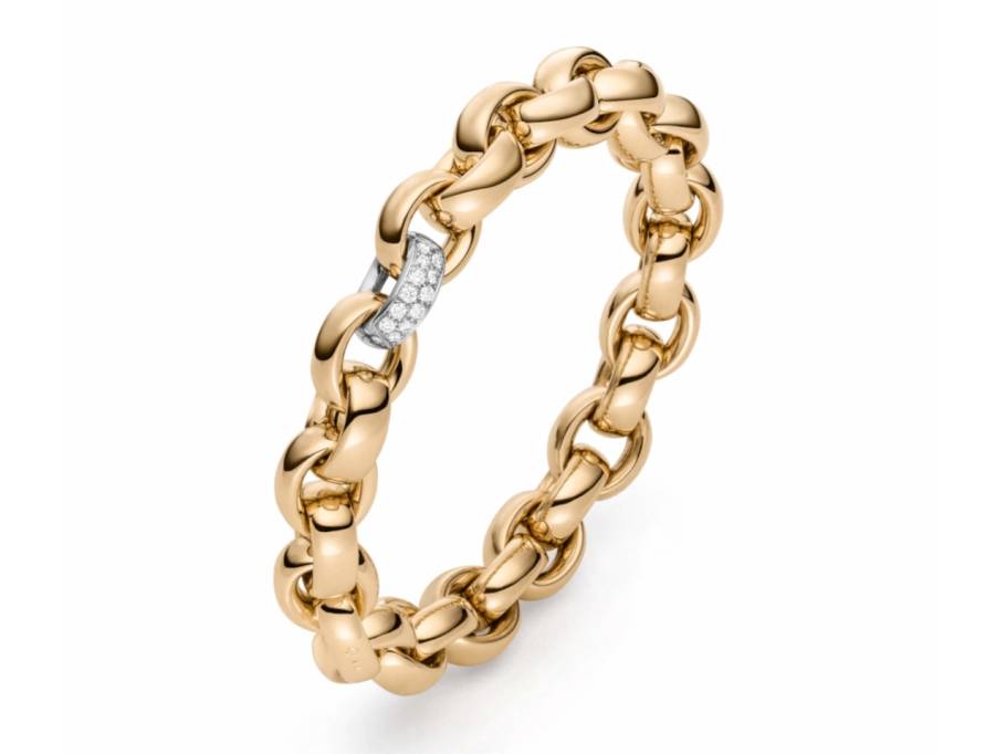 ChaCha Armband Roségold 11mm Pavé