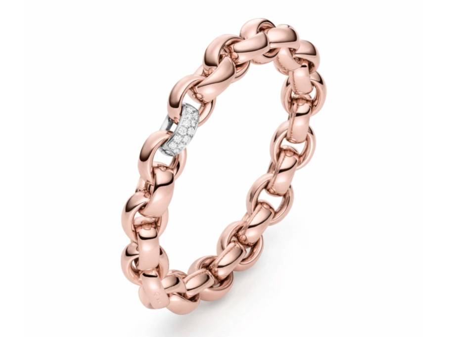 ChaCha Armband Rougeroyal 11mm Pavé