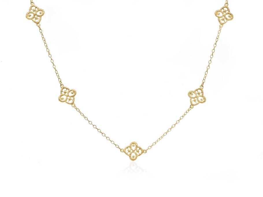 Chiara Collier Silber vergoldet 80cm