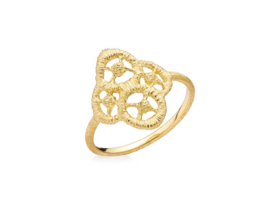 Chiara Ring Silber vergoldet