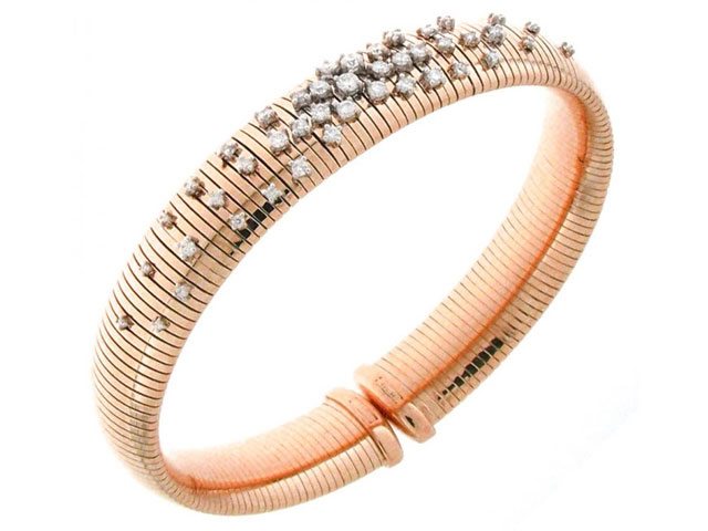 Stardust Armreif breit Roségold