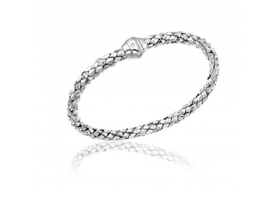 Stretch Armband Weißgold flexibel