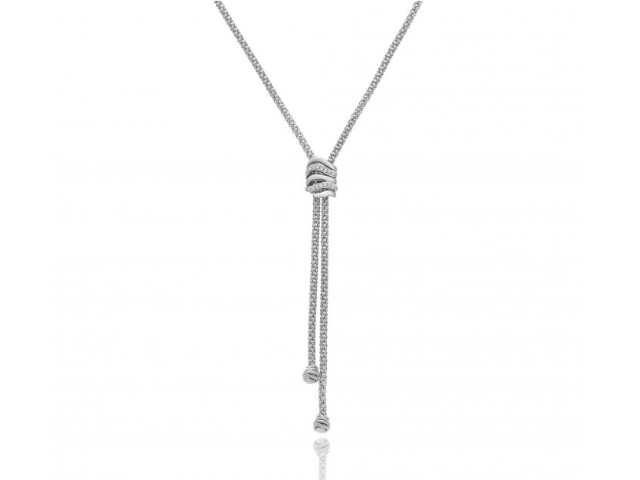 Collier Stretch Nuvola Weißgold mit Brillanten