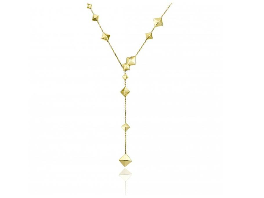Armillas Pyramis Collier Gelbgold mit Brillant 0,010ct