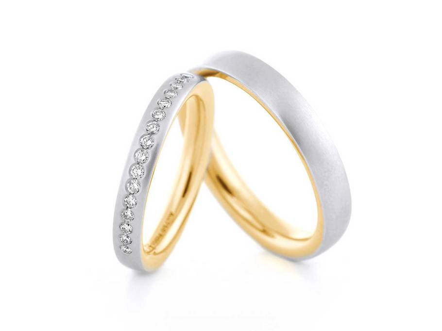 Trauring Paar Nr.  63 Platin