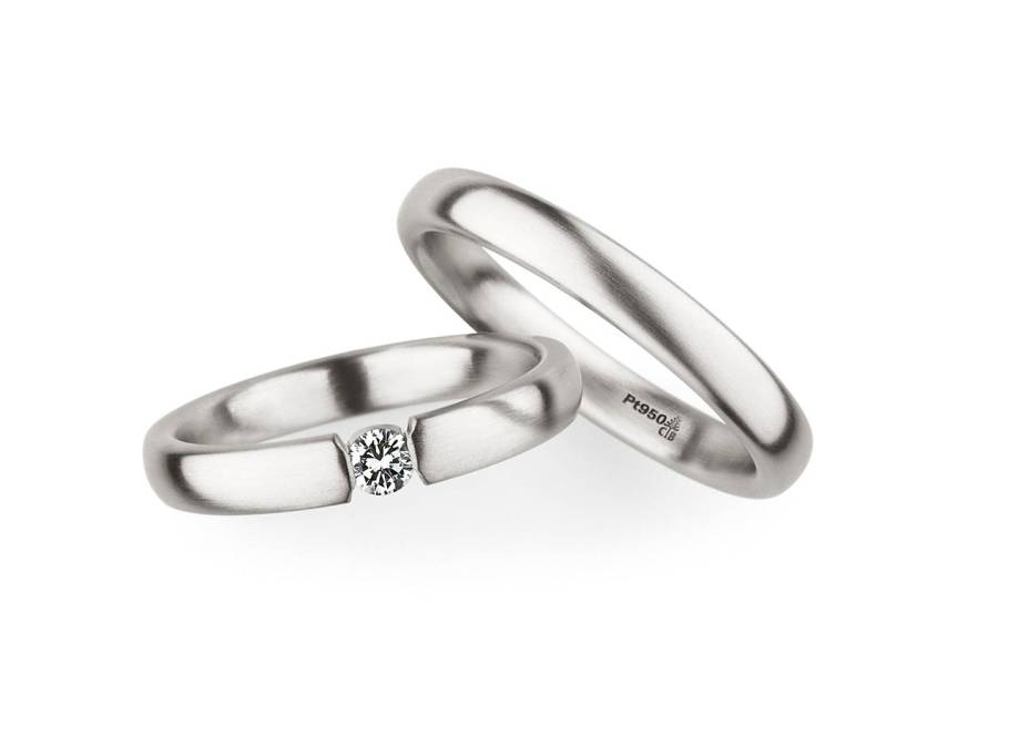 Trauring Paar Nr.  87 Platin