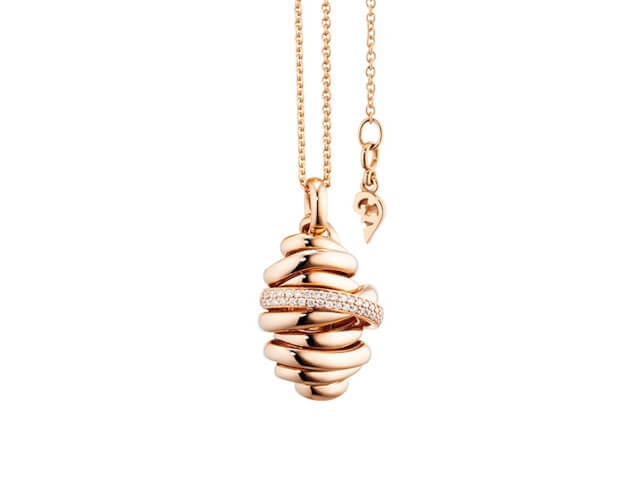 Cielo Anhänger klein Roségold 