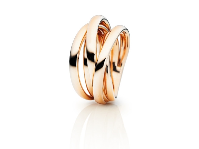 Cielo Ring Roségold ohne Brillanten