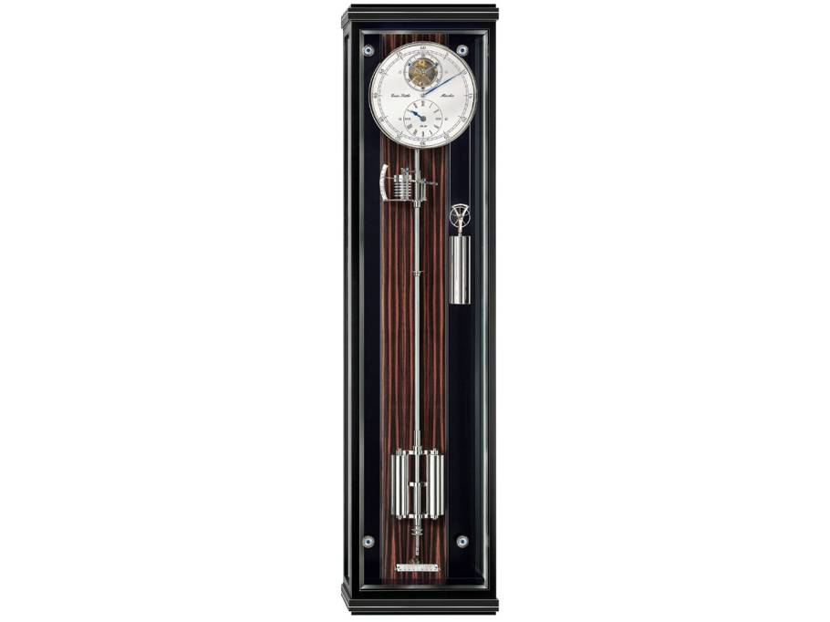 Präzisionspendeluhr Wanduhr Classica Secunda 1995 M schwarz Makassar