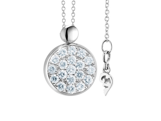 Dolcini Collier Weißgold 0,30ct