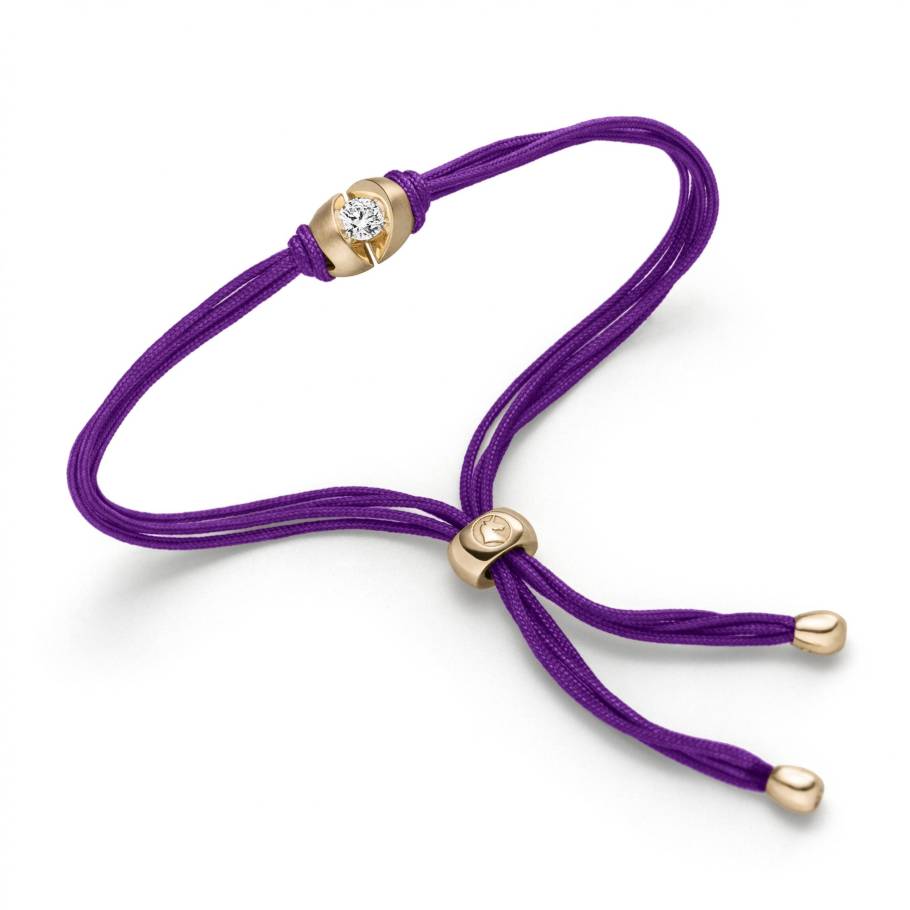 Colortaire Armband Gelbgold mit Brillant 0,18 Ultraviolett
