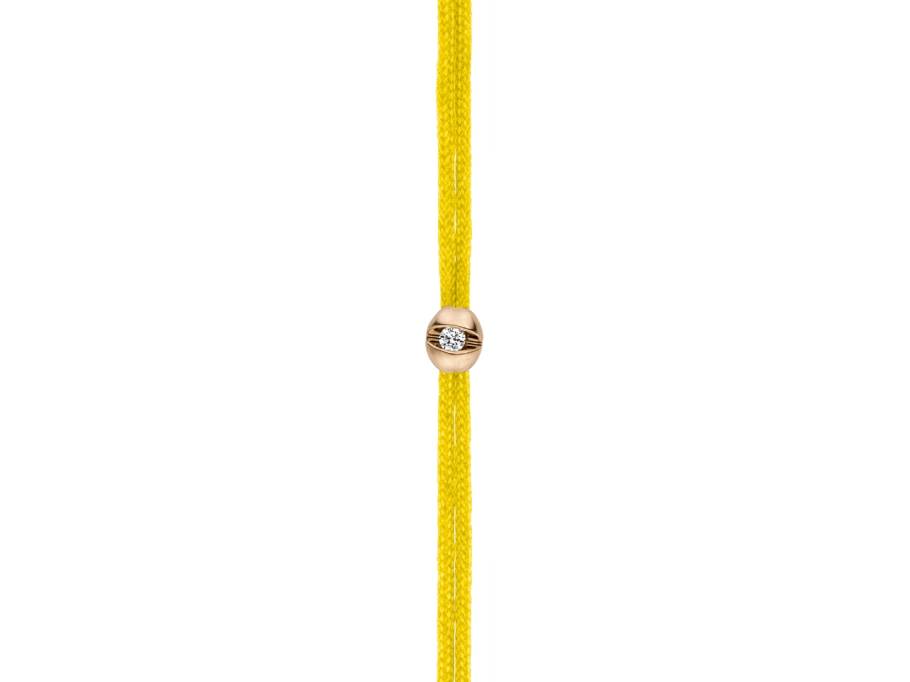   Colortaire Armband Roségold mit Brillant 0,015 Sunflower