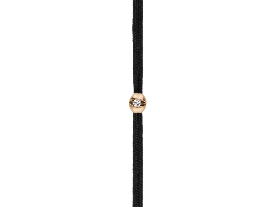   Colortaire Armband Roségold mit Brillant 0,015 Midnight