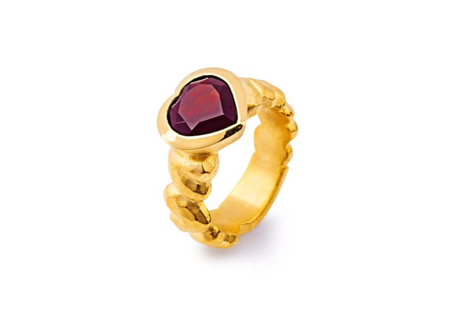 Heartbreaker große Ring Granat