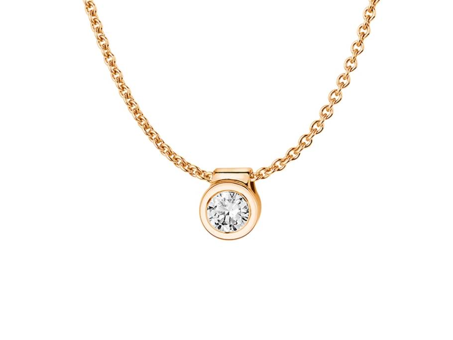 Collier Zarge  II Rosegold 0,25ct