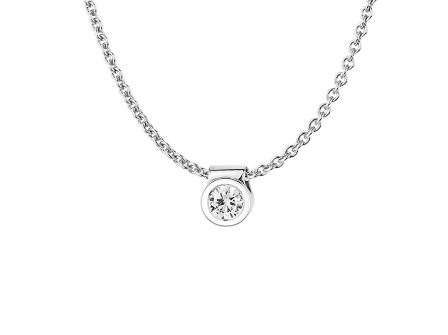 Collier Zarge  II Platin 0,15ct