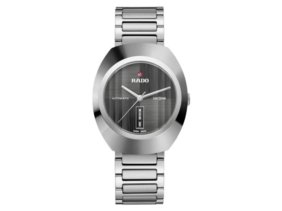 DiaStar Original Automatik Ceramos 38 mm grau Edelstahlband