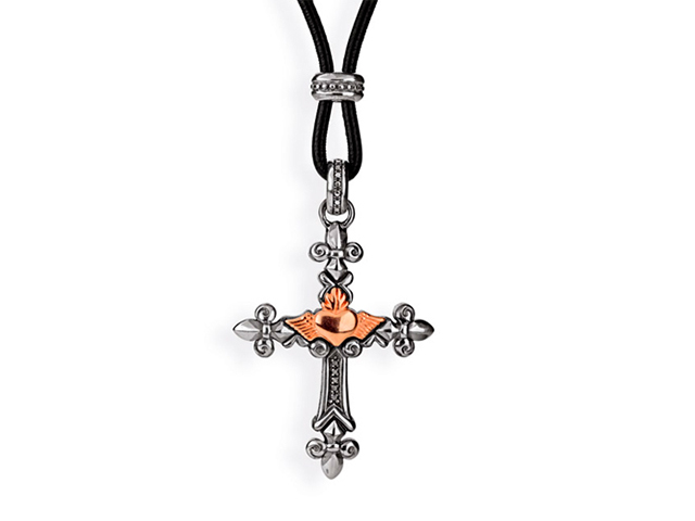 Carpe Diem Silber Anhänger Kreuz