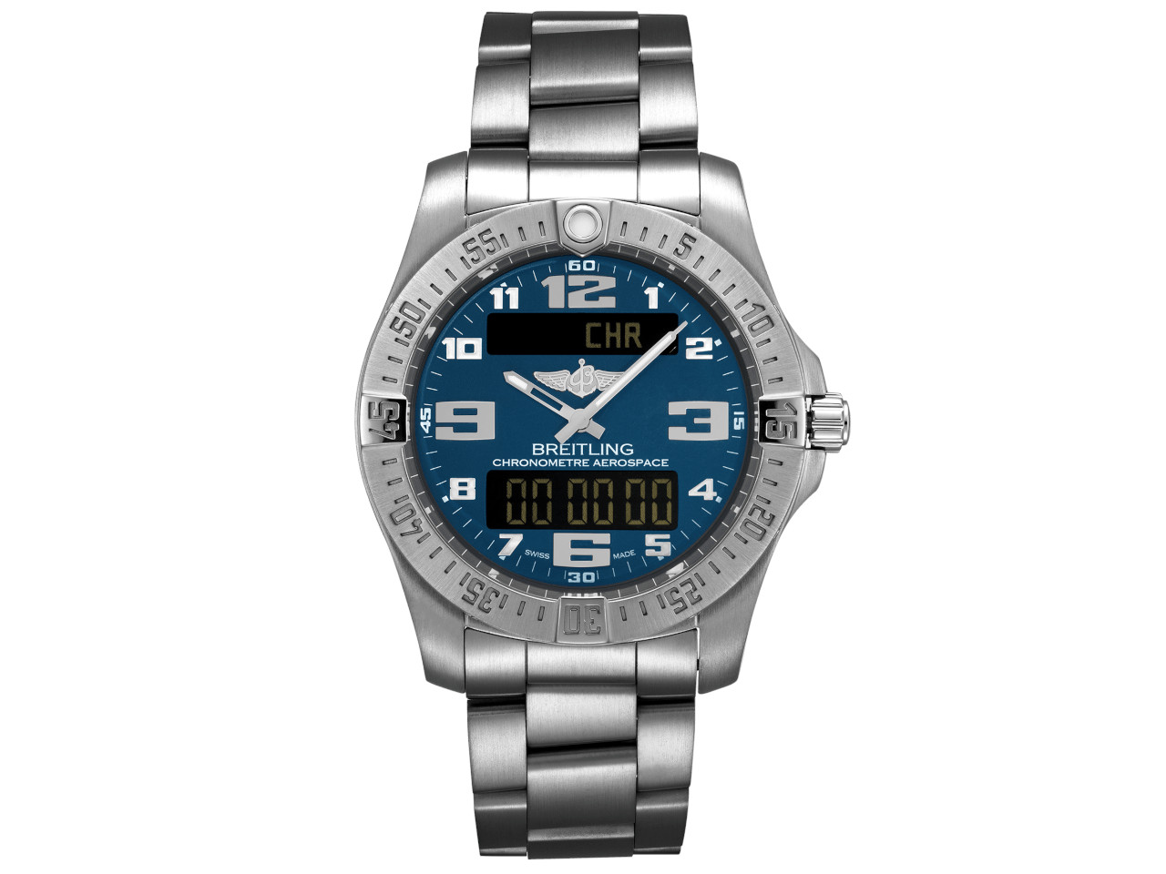 Breitling Aerospace Evo blau Professionalband III Titan kaufen