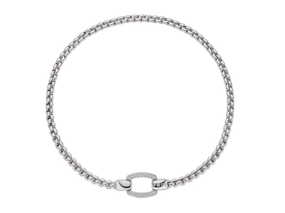  Eka Flex'It Collier Weißgold mit dekorativem Verschluss und Brillanten 0,650ct