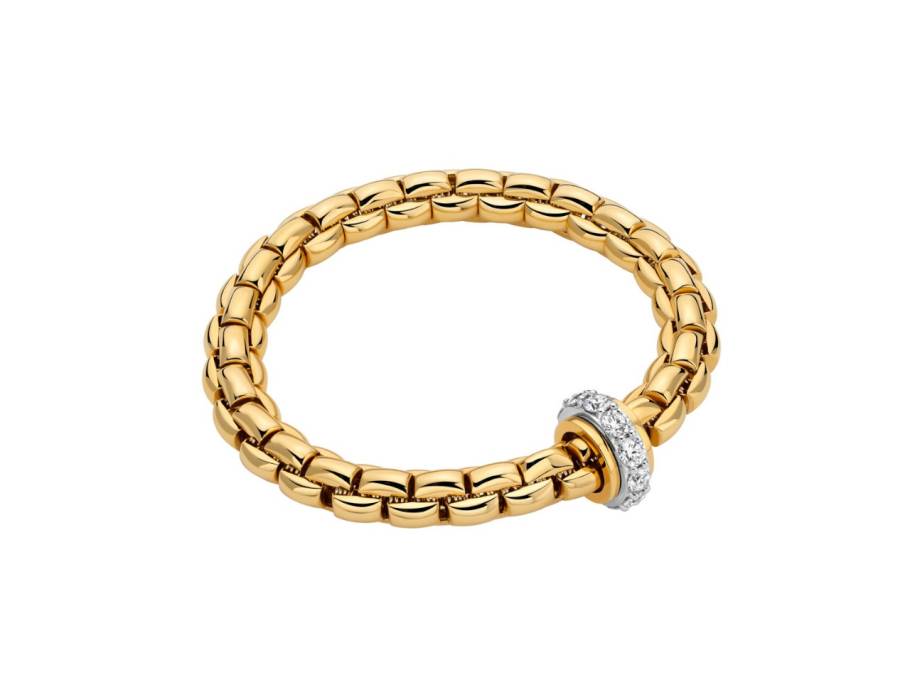  Eka Flex'It   Armband breit Gelbgold 1 Ronde mit Brillanten 2,20ct M flexibel