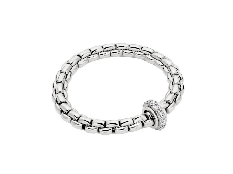  Eka Flex'It   Armband breit Weißgold 1 Ronde mit Brillanten 2,20ct M flexibel
