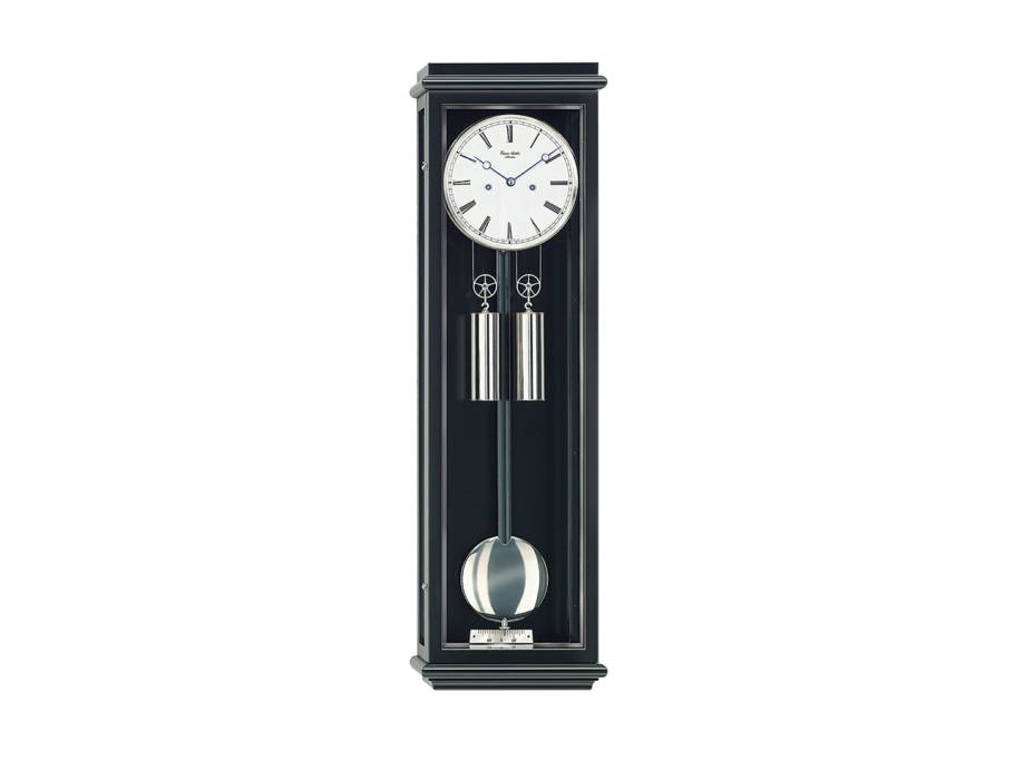  Seilzug Regulator Wanduhr Classica S 70 schwarz römisch