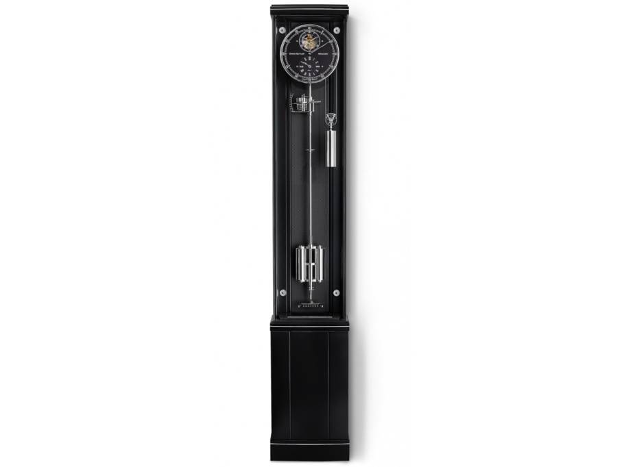 Präzisionspendeluhr Standuhr Illumina Secunda Carbon
