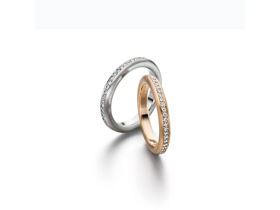 Favorita Finely Platin Ring mit Brillanten