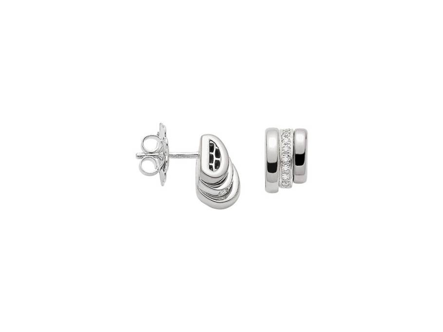 Prima Ohrstecker mit Brillanten Weißgold