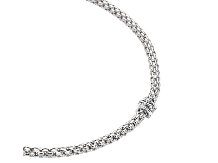 Prima Collier mit Brillanten  Weißgold