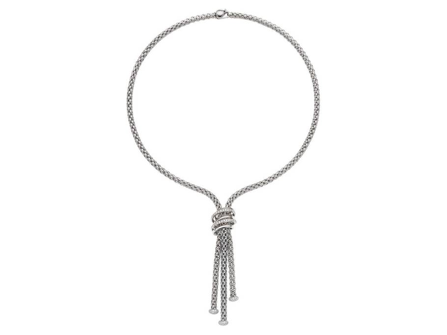 FlexIt Solo Collier Weißgold mit Brillanten