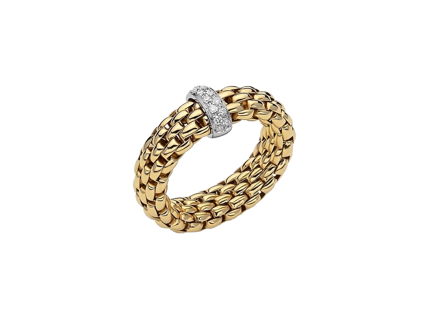FlexIt Vendome Damenring AN559 BBR Gelbgold