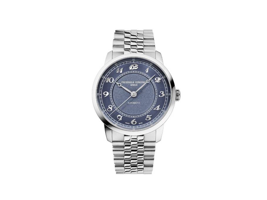 Classics Premiere Automatik Edelstahl 38,5mm blaues Zifferblatt Metallband