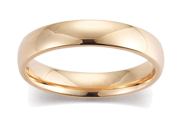Trauring Gold Haselnuss