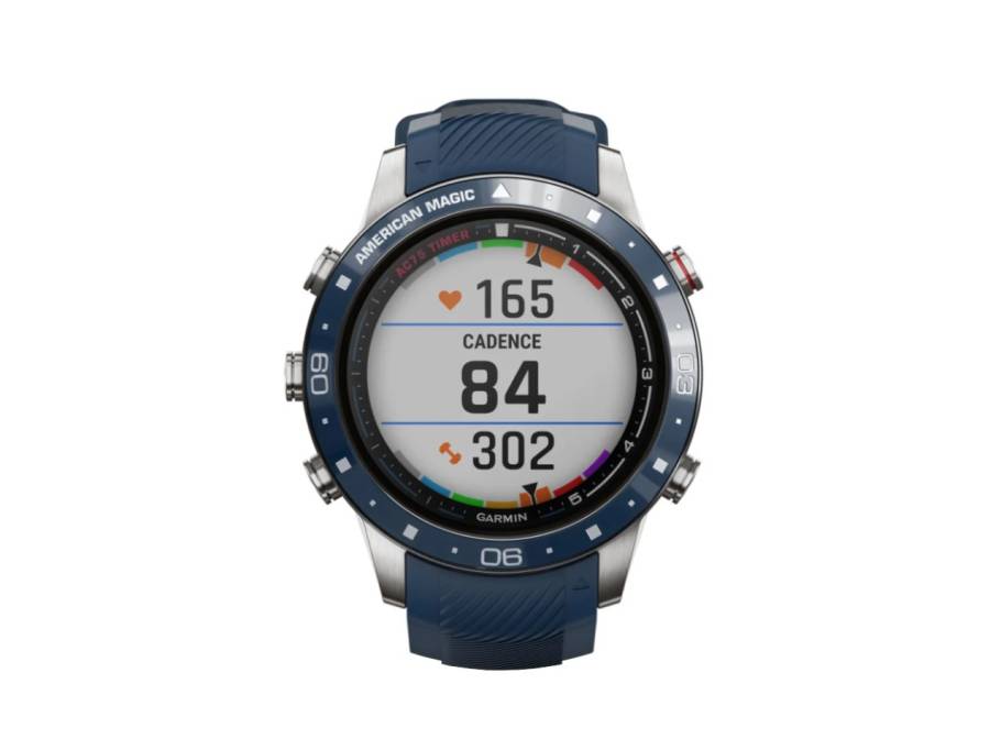 MARQ Captain digital blaues Silikonband American Magic Edition